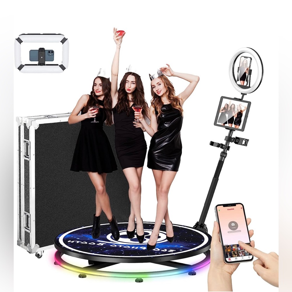 360 Photo Booth 31.5" Machine with Flight case